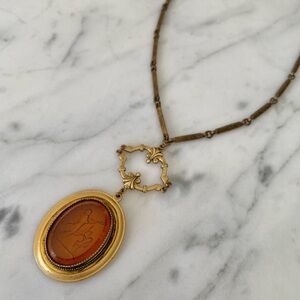 Vintage Intaglio necklace